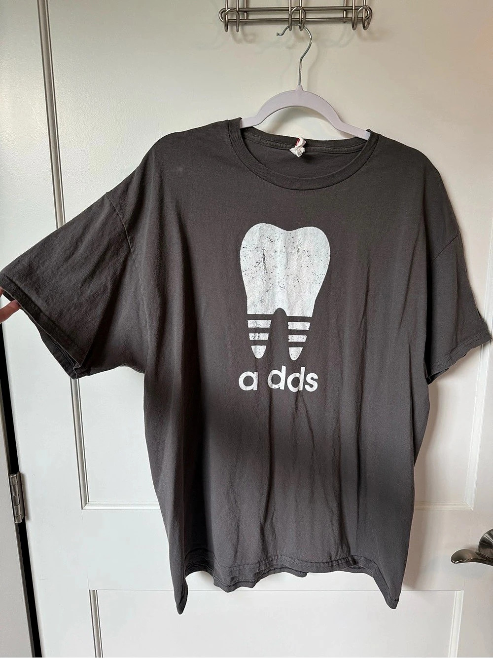 “A DDS” dentist tooth t-shirt, Hanes - XL
